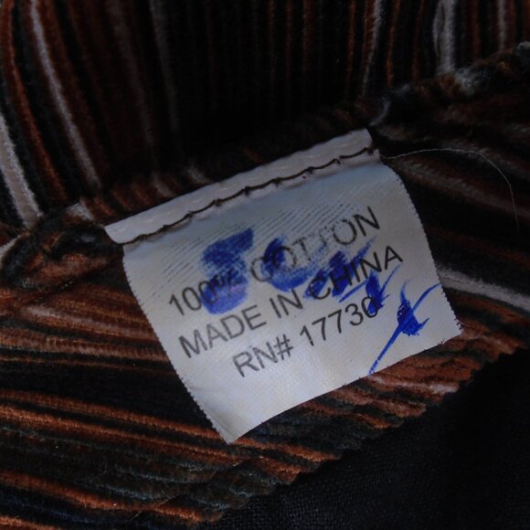 Driving Hat Cotton Corduroy, Brown Rust Stripes, NOT a Golf Hat or Newsboy - Picture 6 of 9